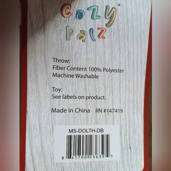 Pink Pig Stuffed Animal with Blanket 40"x50" - Picture 6 of 6